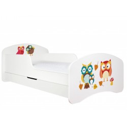 Otroška postelja Animals Sovice AM03